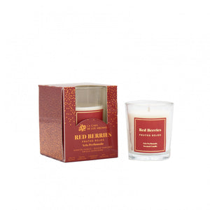Duftkerze Weihnachten Gewürzter Apfel 120g - La Casa de los Aromas : Red Berries - 1