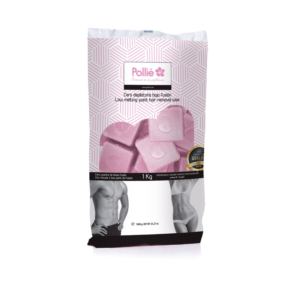 Heißwachstabletten 1 kg - Rosa - Pollié - 1