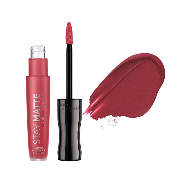 Set Flüssiger Lippenstift Stay Matte + Konturenstift Lasting Finish - Rimmel London : 200 Pink Blink - 2