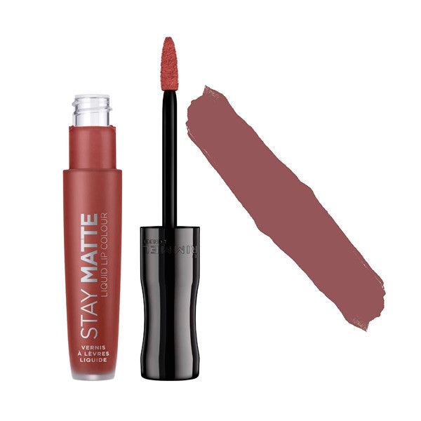 Set Flüssiger Lippenstift Stay Matte + Konturenstift Lasting Finish - Rimmel London : 723 Troublemaker - 3