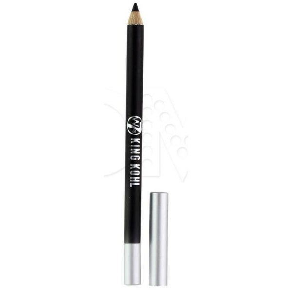Schwarzer Kajalstift – King Kohl – Schwarzer Präzisions-Kohlestift - W7 - 1
