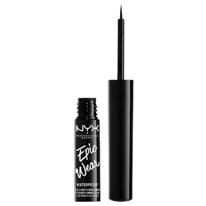 Epic Wear Semi-permanenter flüssiger Eyeliner – professionelles Make-up - Nyx : Black - 1