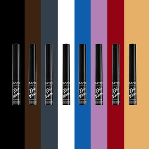 Epic Wear Semi-permanenter flüssiger Eyeliner – professionelles Make-up - Nyx : Sapphire - 4