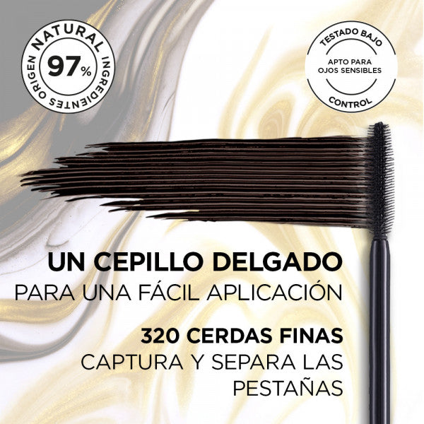Wimperntusche Volume Million Lashes Balm Noir - L'oreal Paris : Marrón - 2