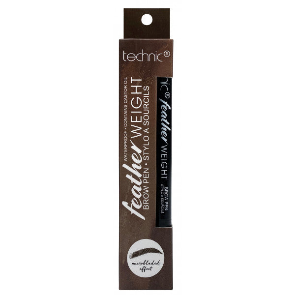 Federleicht Augenbrauenstift - Technic Cosmetics : Warm Brown - 1
