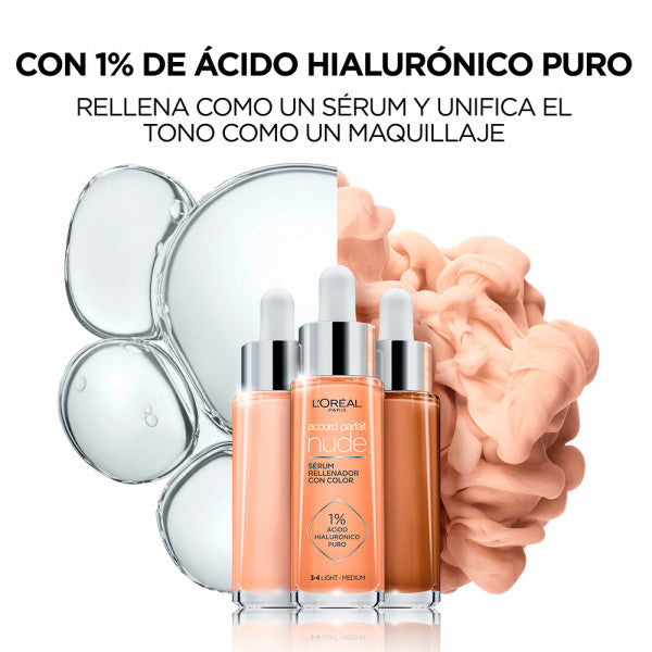 Accord Parfait Nude Serum mit Farbe - L'oreal Paris Makeup - L'oreal Paris : 3-4 Claro-Medio - 3