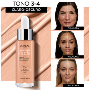 Accord Parfait Nude Serum mit Farbe - L'oreal Paris Makeup - L'oreal Paris : 3-4 Claro-Medio - 5