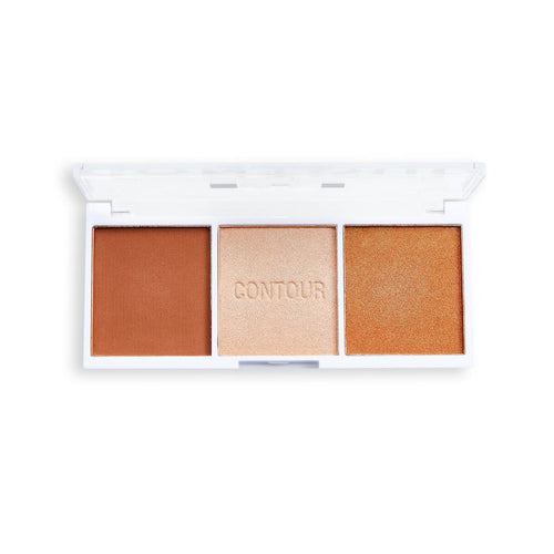 Face Palette Color Play Contour Trio-Palette - Revolution Relove : Baked Sugar - 1