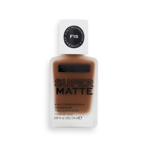 Relove Supermatte Foundation Makeup Primer - Make Up Revolution : F15 - 1