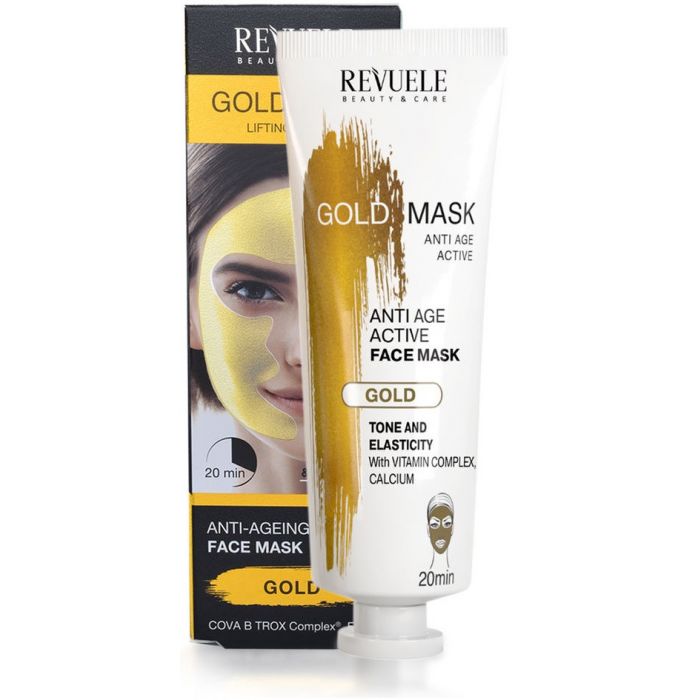 Gesichtsmaske mit goldenem Lifting-Effekt - Revuele - 1
