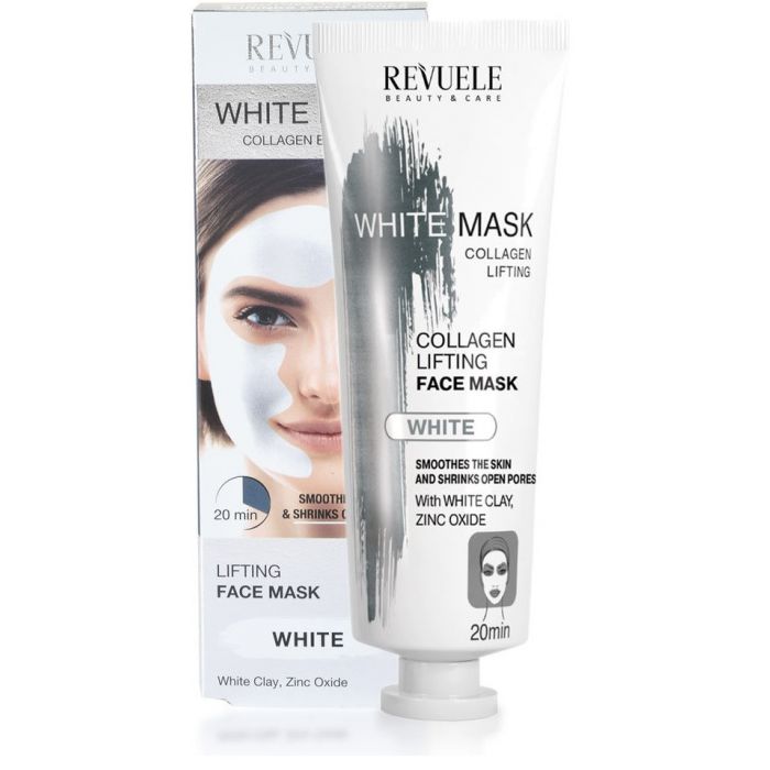Gesichtsmaske aus weißem Kollagen - Revuele - 1