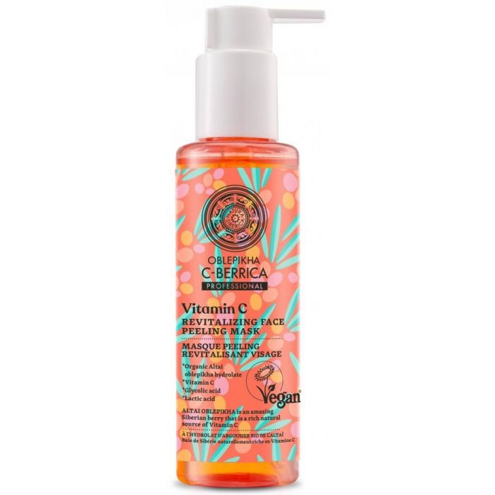 C-berrica Vitamin C Revitalisierende Peeling-Gesichtsmaske - Natura Siberica - 1