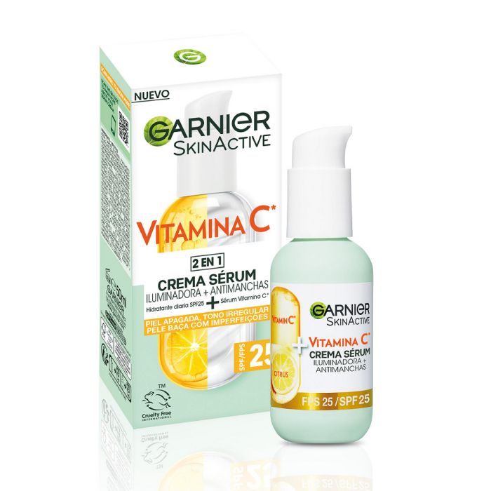 Skin Active Vitamin C Anti-Dark Spot Illuminating Serum Cream: 50 ml - Garnier - 1