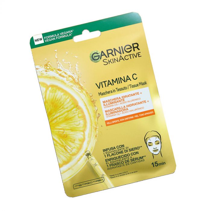 Skin Active Vitamin C Gesichtstuchmaske: 28 gr - Garnier - 1