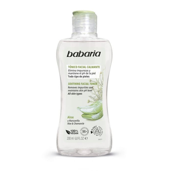 Beruhigendes Gesichtswasser mit Aloe und Kamille: 200 ml - Babaria - 1
