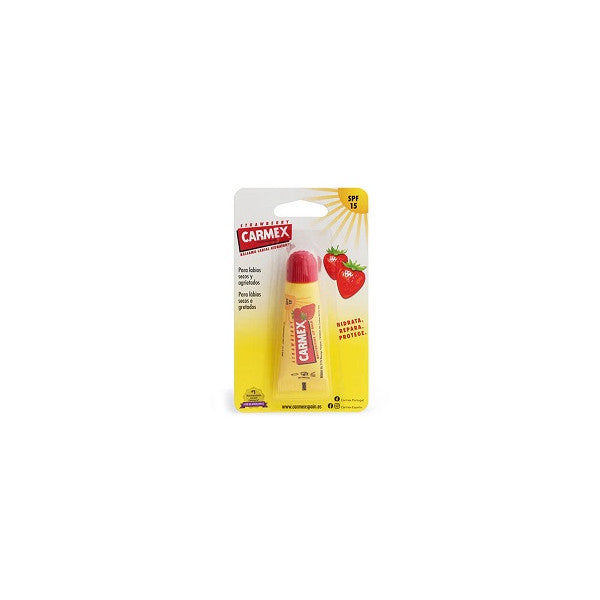 Feuchtigkeitsspendender Lippenbalsam Tube 10 gr - Carmex : Fresa - Tubo - 1