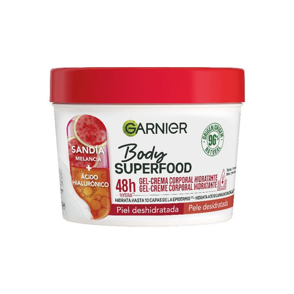 Body Superfood Feuchtigkeitsspendende Körpercreme mit Wassermelone und Hyaluronsäure: 380 ml - Garnier - 1