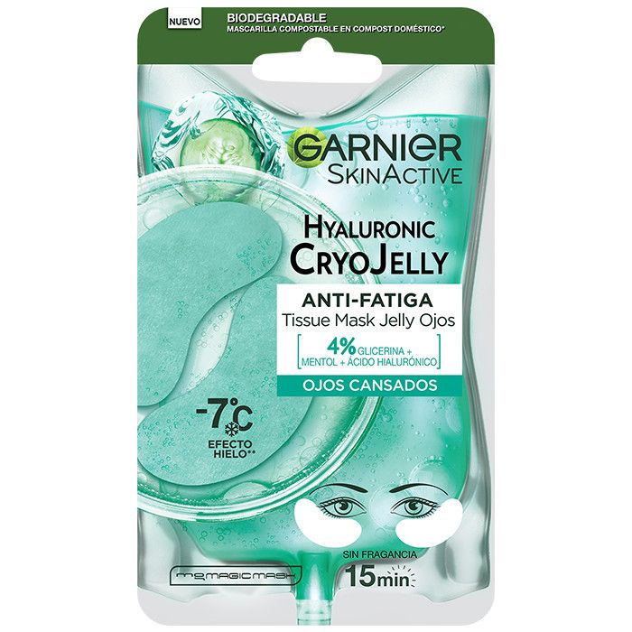 Augenmaske - Skin Active Hyaluronic Cryo Jelly - Garnier - 1