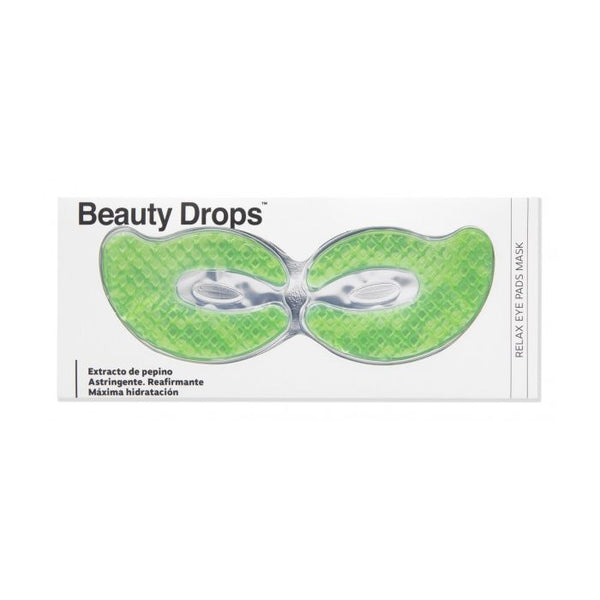 Grüne Entspannungs-Hydrogel-Augenmaske - Beauty Drops - 1