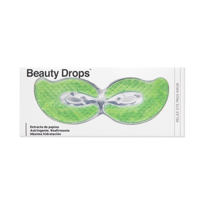 Grüne Entspannungs-Hydrogel-Augenmaske - Beauty Drops - 1