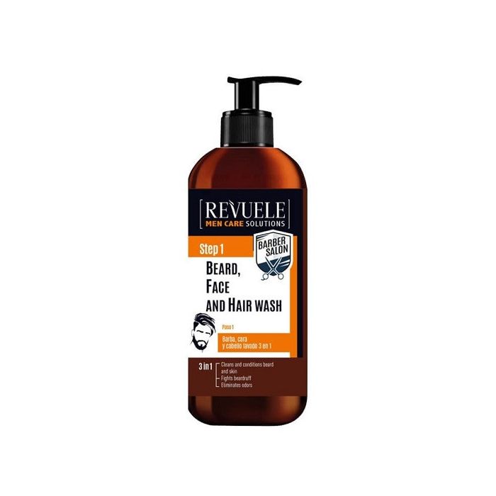 Gel 3 in 1 Bart + Haare + Gesicht - Revuele - 1