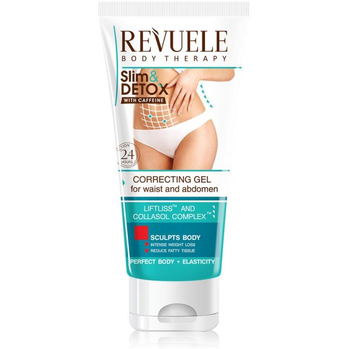 Slim &amp; Detox Abdomen Gel mit Koffein - Revuele - 1
