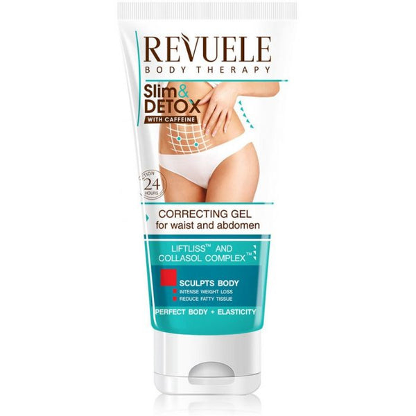 Slim &amp; Detox Abdomen Gel mit Koffein - Revuele - 1
