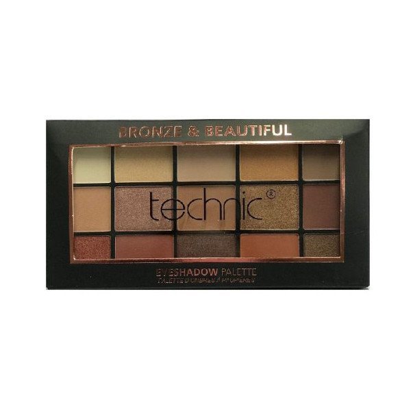 Bronze &amp; schöne Lidschatten-Palette - Technic - Technic Cosmetics - 1