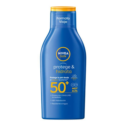 Sonnen Schutz & Feuchtigkeit spendende Sonnenmilch - Nivea : SPF 50+ 100ML - 1