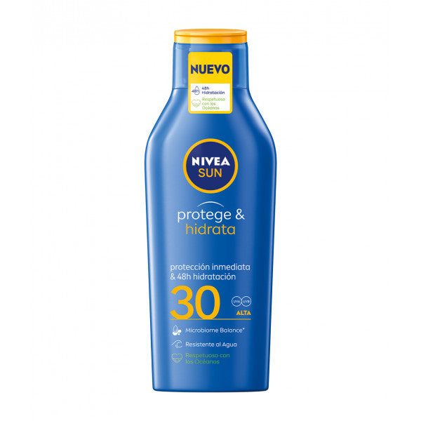 Sonnen Schutz & Feuchtigkeit spendende Sonnenmilch - Nivea : SPF 30 100ML - 4