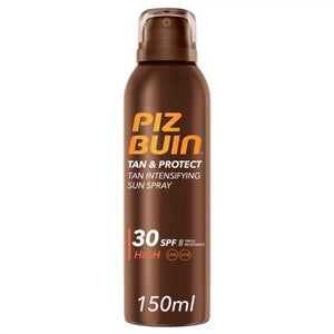 Intensivierender Sonnenschutz in Spray Tan & Protect - Piz Buin : SPF 30 150ml - 1