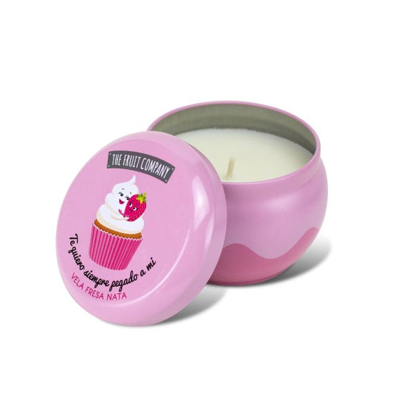 Duftkerze 1 Docht 150 gr - Erdbeercreme - The Fruit Company - 1