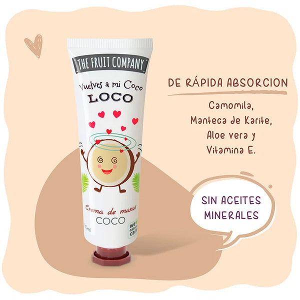 Kokos Handcreme - 50 ml - The Fruit Company - 2