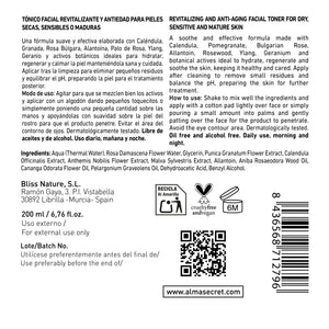 Revitalisierendes und Anti-Aging Gesichtswasser - Calendula &amp; Granatapfel - 150 ml - Alma Secret - 2