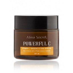 Powerful C Anti-Aging Illuminating Cream - Vitamin C, Ginseng &amp; Chia - LSF 30 - 50 ml - Alma Secret - 1