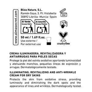 Powerful C Anti-Aging Illuminating Cream - Vitamin C, Ginseng &amp; Chia - LSF 30 - 50 ml - Alma Secret - 2