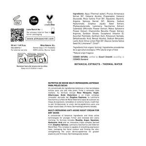 Reparierende Anti-Aging-Nachtcreme - Hagebutte, Squalan und Hyaluronsäure - 50 ml - Alma Secret - 3