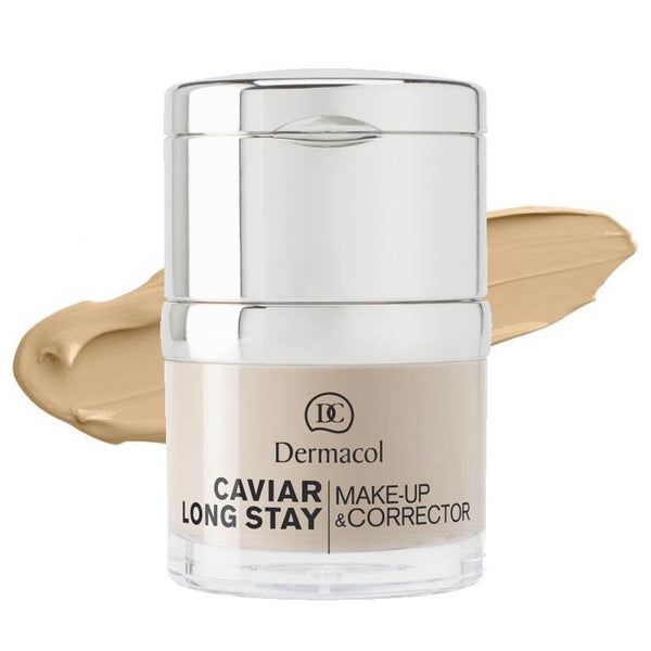 Makeup &amp; Concealer - Caviar Long Stay - Dermacol : Base de maquillaje y corrector caviar - 02 - 1
