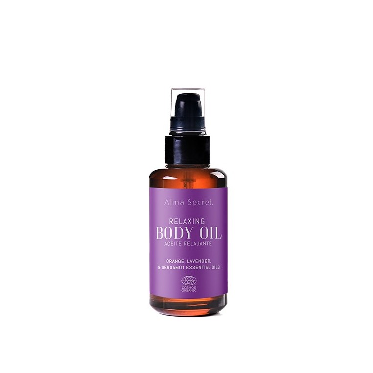Feuchtigkeitsspendendes und entspannendes Körpermassageöl - Calendula, Lavendel &amp; Bergamotte - 150 ml - Alma Secret - 1