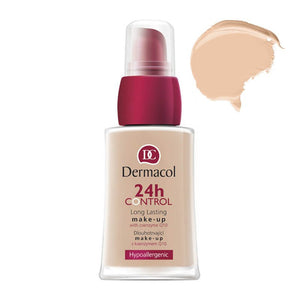 Langanhaltendes Make-up mit Q10 - 24-Stunden-Kontrolle langanhaltend - Dermacol : Base de maquillaje 24h control long lasting - 0 - 1