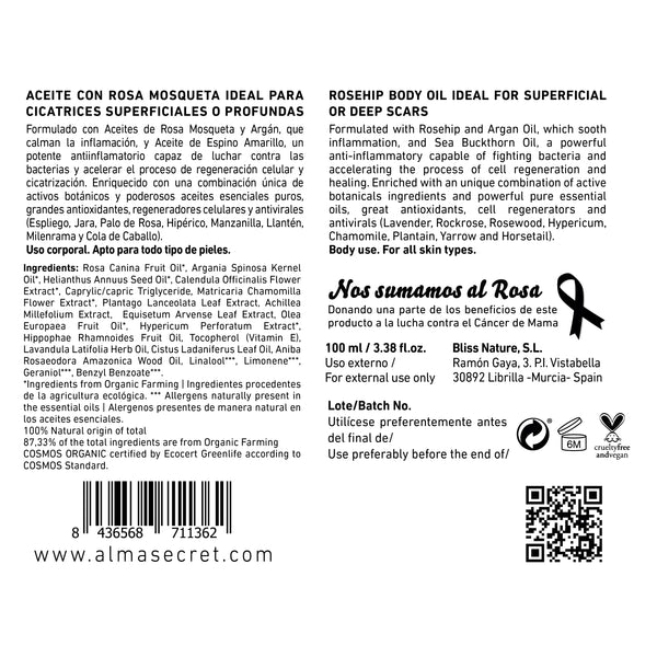 Regenerierendes Körperöl 150 ml - Alma Secret - 2