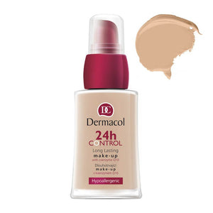 Langanhaltendes Make-up mit Q10 - 24-Stunden-Kontrolle langanhaltend - Dermacol : Base de maquillaje 24h control long lasting - 02 - 1