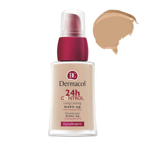 Langanhaltendes Make-up mit Q10 - 24-Stunden-Kontrolle langanhaltend - Dermacol : Base de maquillaje 24h control long lasting - 04 - 1