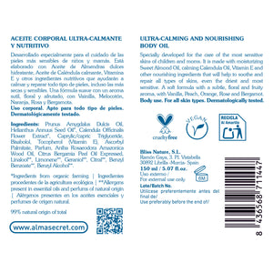 Körperöl - Süße Mandeln &amp; Calendula - 150 ml - Alma Secret - 2