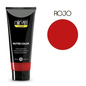 Farbpflegemaske Nährt Farbe Haselnuss 200 ml - Nirvel : Rojo - 1