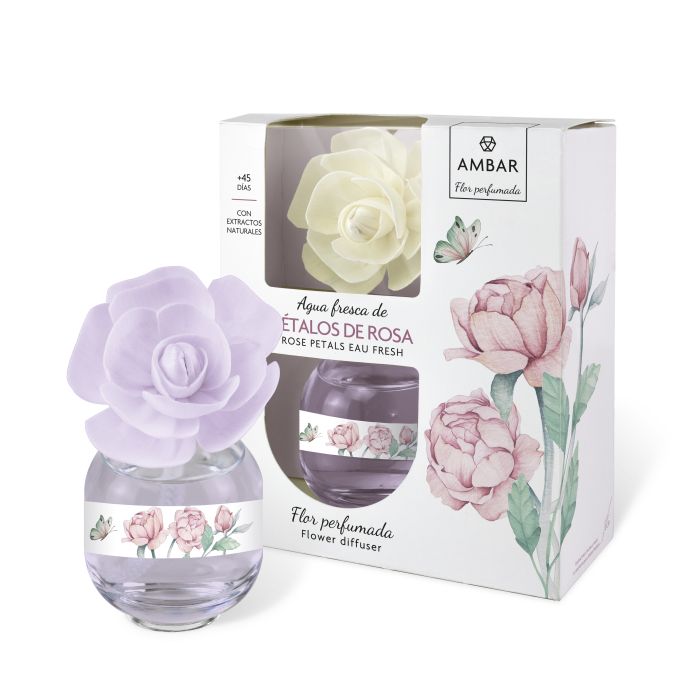 Frisches Rosenblütenwasser: 60 ml - Ambar Perfums - 1