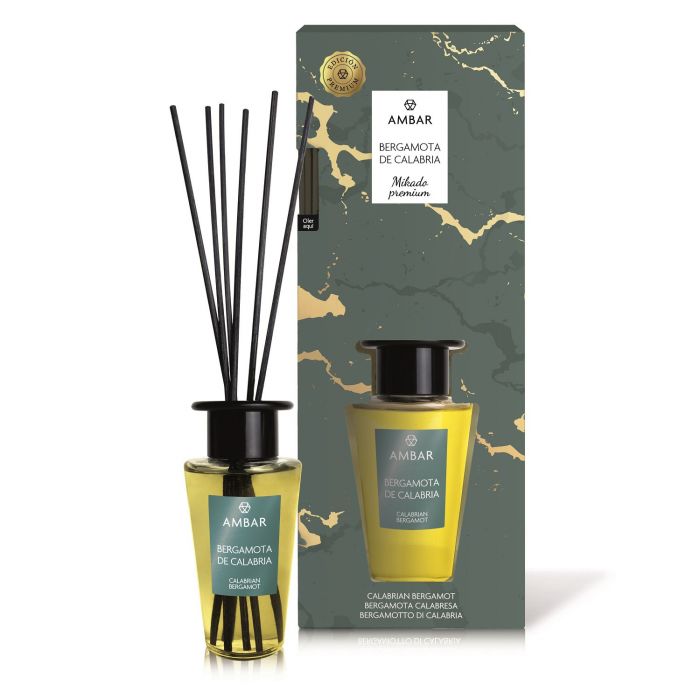 Premium-Bergamotte-Mikado-Luftbefeuchter: 85 ml - Ambar Perfums - 1