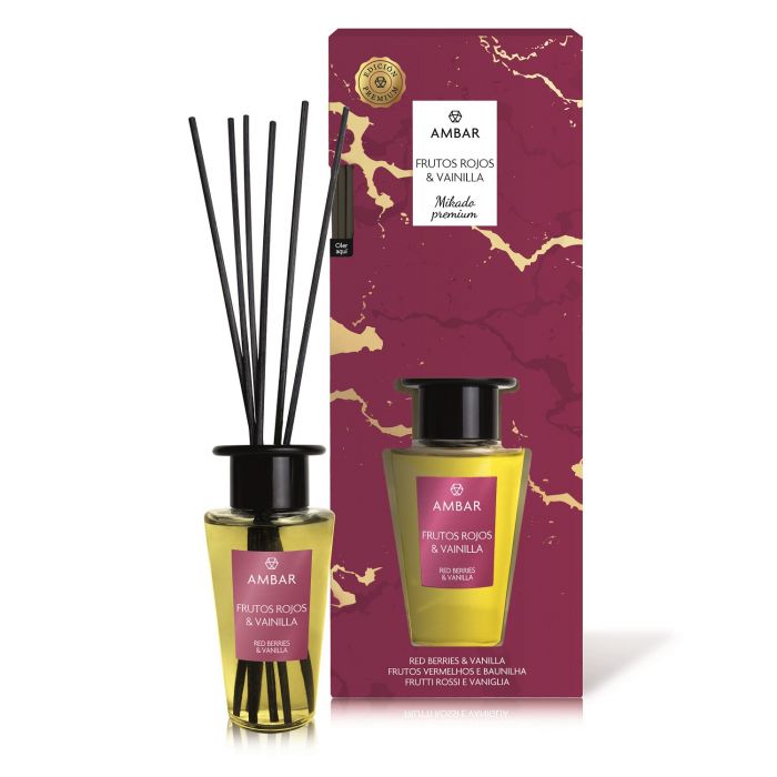 Mikado Premium Beeren und Vanille: 85 ml - Ambar Perfums - 1