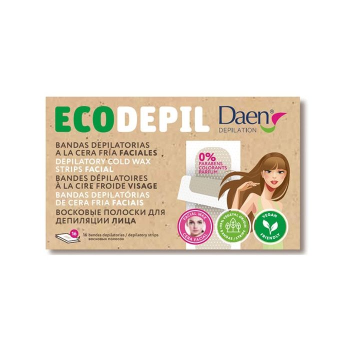 Ecodepil Gesichtsenthaarungsbänder Kaltwachs - Daen - 1