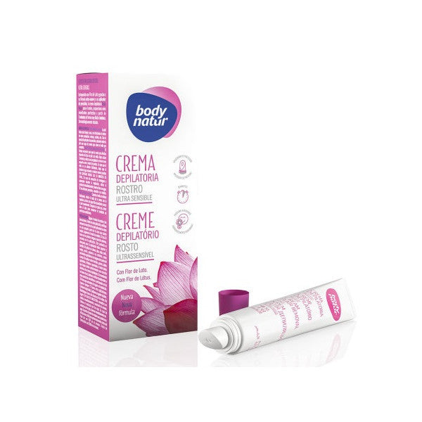 Empfindliche Gesichtsenthaarungscreme-Applikator - Body Natur - 1